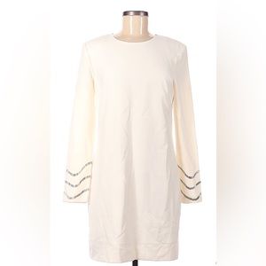 Off white / ivory / cream embellished long sleeve, H&M